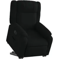 vidaXL Relaxsessel mit Aufstehhilfe Elektrisch Schwarz Stoff