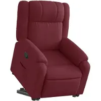 vidaXL Relaxsessel mit Aufstehhilfe Weinrot Stoff