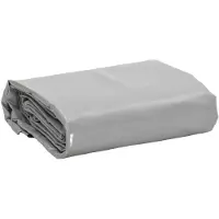 DKD Home Decor Abdeckplane Grau 5x5 m 650 g/m²