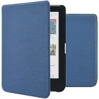 IMoshion Canvas Sleepcover Klapphülle für das Kobo Clara Colour / BW - Dunkelblau