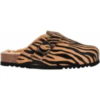 Scholl Clog Fae New Suede Sa Damen Animalier-Schuhgröße 39