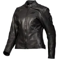 Rukka Blockracerina Damen Motorrad Lederjacke, schwarz, 44