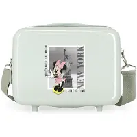 Disney Unisex für Kinder. 3673928 Kulturbeutel ABS Minnie New York anpassungsfähig grün (OSFA), Lässig, ABS/Polykarbonat, Kinderbekleidung
