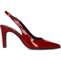 Manfield Rote Slingbackpumps aus Lackleder | Größe 42