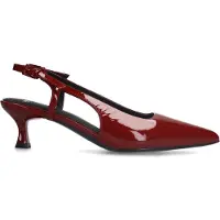 Manfield Rote Slingbackpumps aus Lackleder | Größe 39