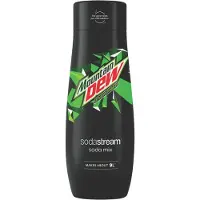SodaStream Mountain Dew, 440 ml, Quetschbare Flasche, CE, 12 kcal, 52 kJ, 2,9 g