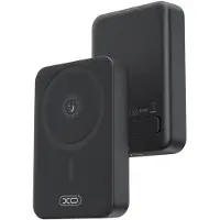 XO Tragbare Powerbank PR231, 10000 mAh, Wireless, PD/20W, MagSafe, mit Kabel im Lieferumfang, Weiß