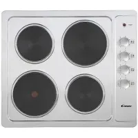 Candy CLE64KX, Edelstahl, Integriert, 58 cm, Versiegelte Platte, Edelstahl, 4 Zone(n)