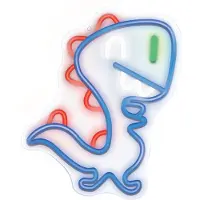 Forever NEON LED USB Dinosaurier Neonlicht Dekoleuchten Neon Schild , LED Leuchtreklame Wanddekoration für kinder Zimmer Schlafzimmer Wand Party Geschenke Deko