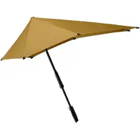 Senz Large Stick Storm Umbrella golden palm