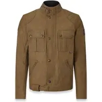 Belstaff Brooklands Motorrad Wachsjacke, sand, XL