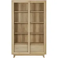Ethnicraft Wave Indoor Schrank Eichenholz Geölt 110x46x183 cm