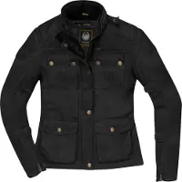 Merlin Buxton II Damen Motorrad Wachsjacke, schwarz, 2XL