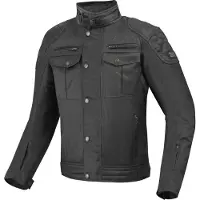 Bogotto Barton Wasserdichte Motorrad Wachsjacke Schwarz Größe M