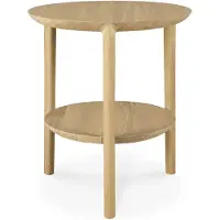 Ethnicraft Bok Indoor Beistelltisch Eichenholz 43x43x50 cm