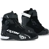Ixon Bull 2 WP Lady Schwarz Weiß Motorrad Schuhe Größe 36