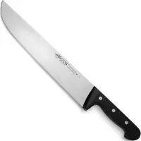 Hobby Hall Serie Universal - Metzgermesser - Klinge Nitrum Edelstahl 300 mm - HandGriff Polyoxymethylen (POM) Farbe Schwarz