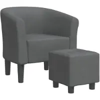 vidaXL Heath With footstool