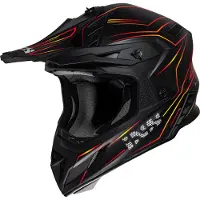 IXS IXSiXS189FG2.0MattSchwarzRotMotocrossHelm Größe S