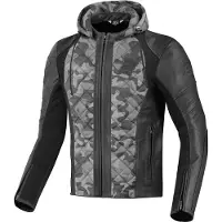 Bogotto Radic Motorrad Leder-/Textiljacke Grau Größe S