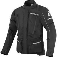 Bogotto Tampar Tour Wasserdichte Schwarz Motorrad Textiljacke Größe L