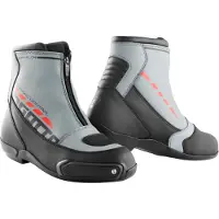 Bogotto Lap Grau Rot Motorrad Schuhe Größe 45