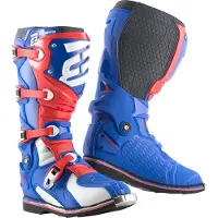 Bogotto MX-7 S Motocross Stiefel Weiß Rot Blau Größe 39