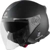 Bogotto H586 Solid Matt Schwarz Jethelm Größe L