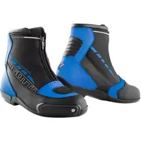 Bogotto Lap Schwarz Blau Motorrad Schuhe Größe 48