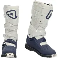 Acerbis X-Rock MM2 Grau Dunkelblau Motocross Stiefel Größe 40