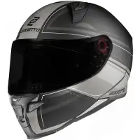 Bogotto FF110 Cinder Helm, schwarz matt/titan, S