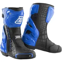 Bogotto Donington Schwarz Blau Motorrad Stiefel Größe 48