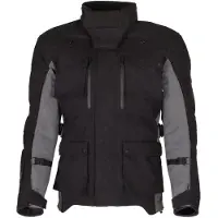 Merlin Solitude D3O Textil-Motorradjacke Schwarz Grau Größe S