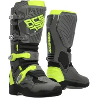 Acerbis Whoops Grau Gelb Motocross Stiefel Größe 40