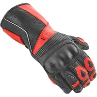 Bogotto Sprint Perforierte Schwarz Rot Handschuhe Größe M