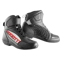 Bogotto GPX Motorrad Schuhe Schwarz Weiß Rot Größe 45