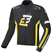 Bogotto GPX Wasserdichte Schwarz Neon Gelb Motorrad Textiljacke Größe S