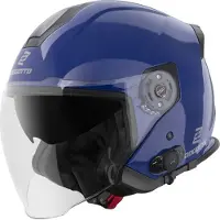 Bogotto H586 BT Solid Blau Bluetooth Jethelm Größe M