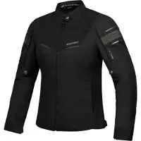 Ixon Wilana Schwarz Weiß Wasserdichte Damen Motorrad Textiljacke Größe M