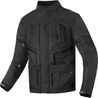 Berik Safari Schwarz Wasserdichte 3in1 Motorrad Textiljacke Größe 52