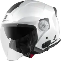 Bogotto H586 BT Solid Weiß Bluetooth Jethelm Größe M