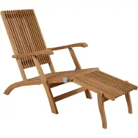 Brafab Julita Liegestuhl Teak natur klappbar
