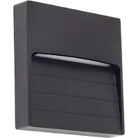LINDBY LED-Außenwandleuchte Elissa, schwarz, Kunststoff, CCT
