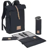 Lassig Rolltop Rucksack Nachtblau
