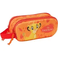 Disney Zweifaches Mehrzweck-Etui The Lion King Orange 21 x 8 x 6 cm 3D