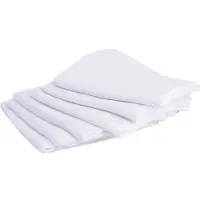 DOMIVA Muslin Domiva Weiß 6er Pack Baby Decken - 70 x 70 cm