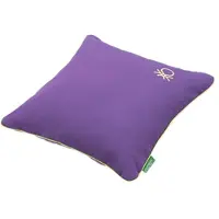Merkloos - Kissen 45x45cm 70 % Baumwolle + 30 % Polyester Lila Regenbogen