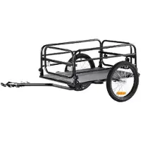 Famanu Faltbare Fahrradanhänger - Hohe Tragfähigkeit - 72,5 kg