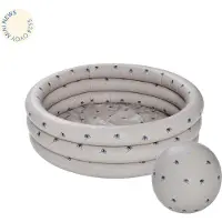 Oyoy Elephant Pool Small mit Ball beige - Living Design Living Design, Grau, Kunststoff