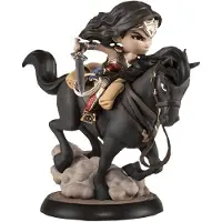 Quantum Mechanix Wonder Woman Auf Dem Pferd 15 Cm Mehrfarbig Mehrfarbig One Size